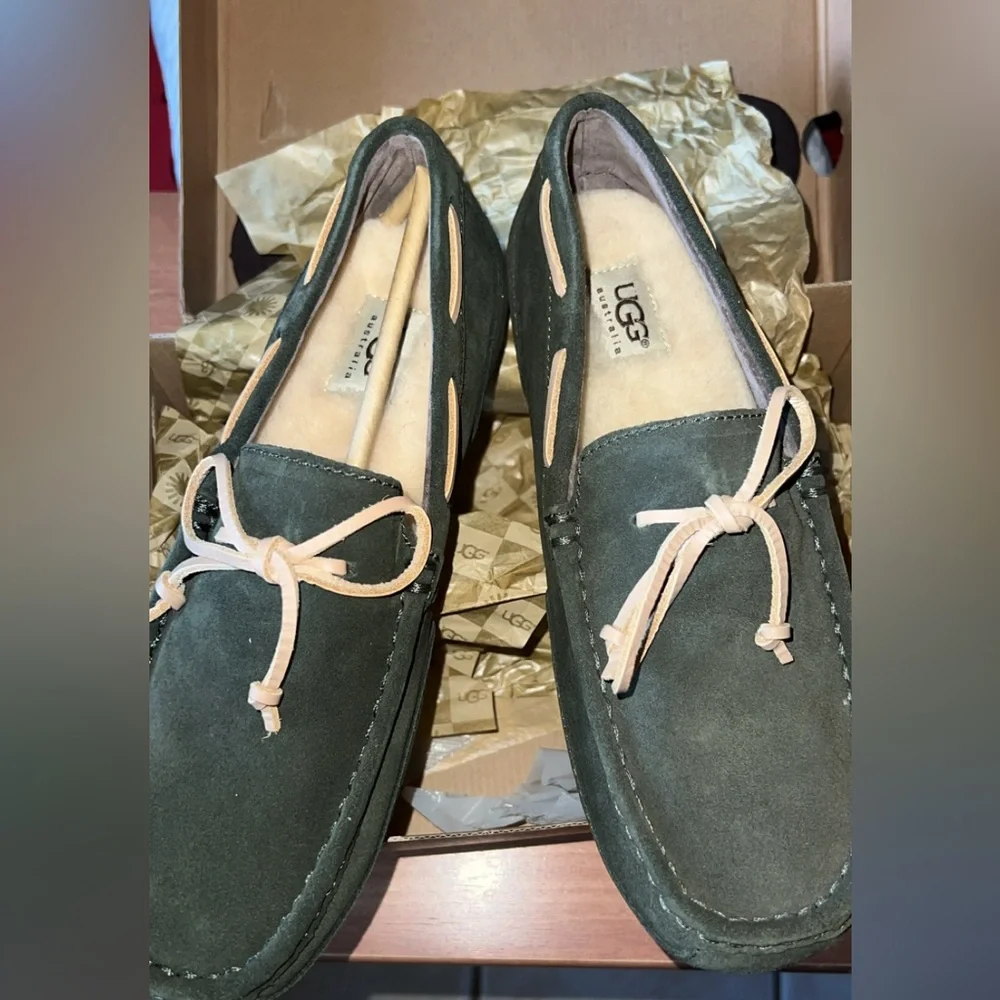 UGG Australia Chester Forst Green Men's Casual Loafer Shoes - Picture 10 of 11